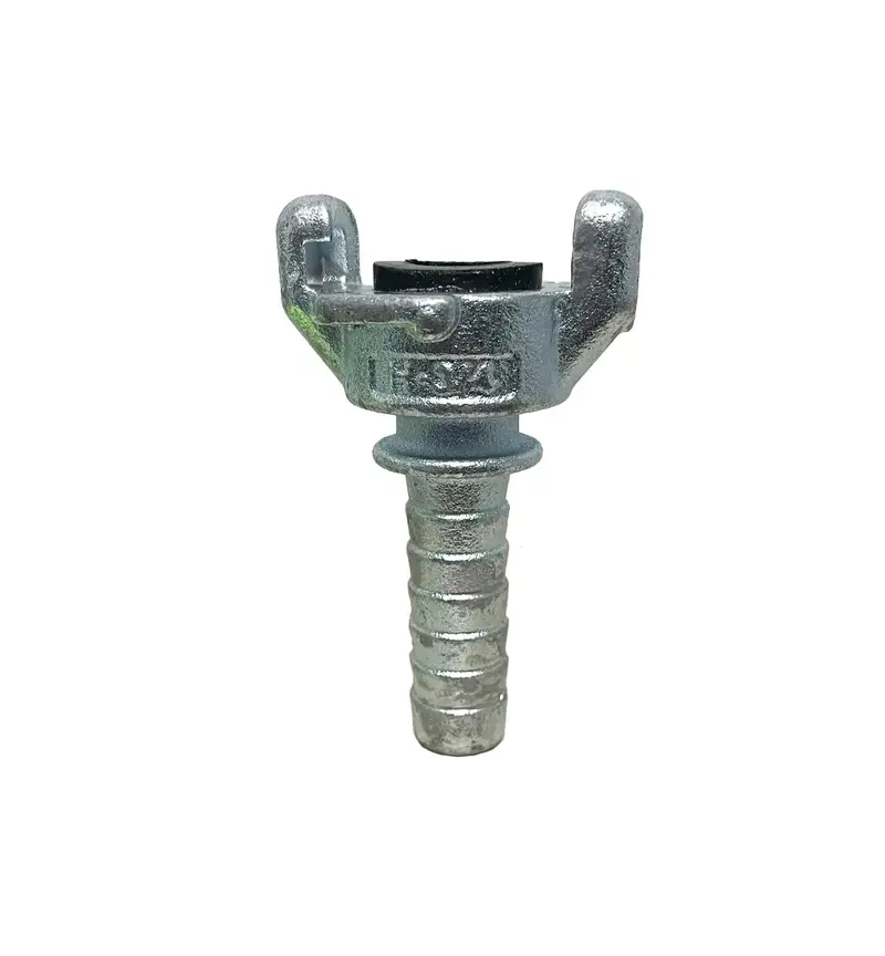 3/4" Air Hose Male Two-Lug Crowfoot Coupling | Male Barb 1