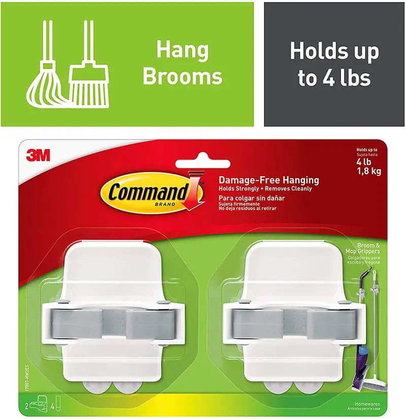 3M Command Broom Gripper 17007-Hw2es, 2 Pack 1