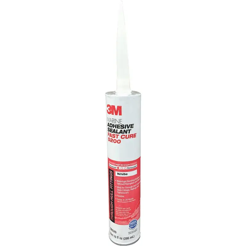 3M Marine Adhesive Sealant 5200Fc Fast Cure, 06520, White, (10 Oz) 1