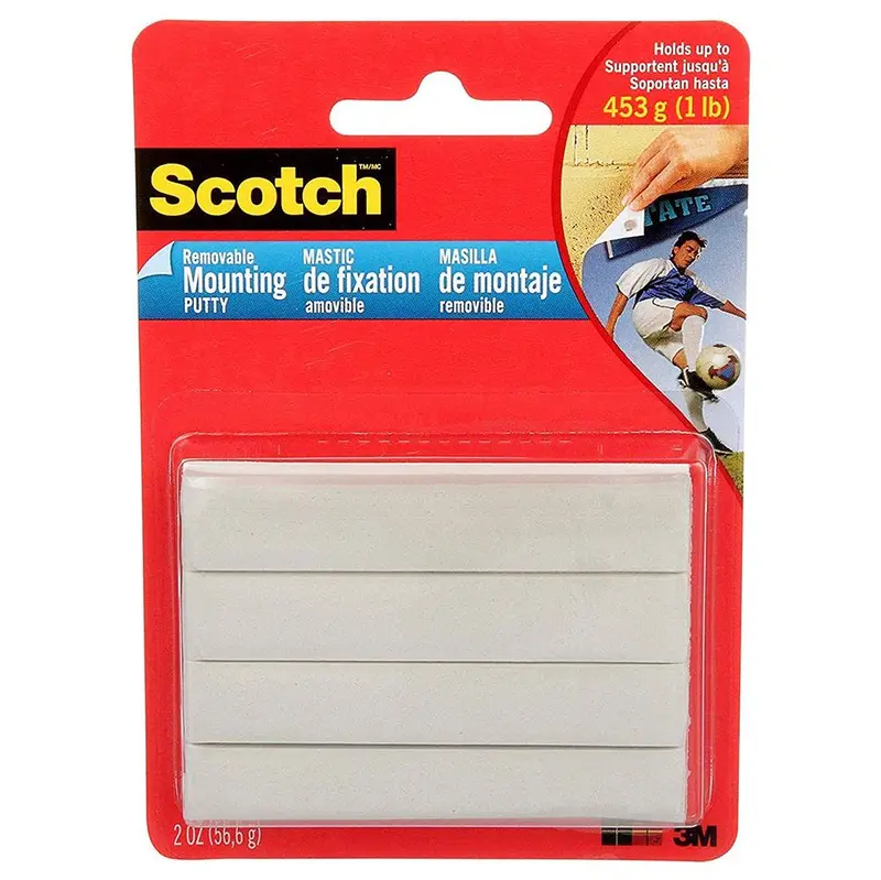 3M Scotch Mounting Putty 860S Removable (2 Oz) 1