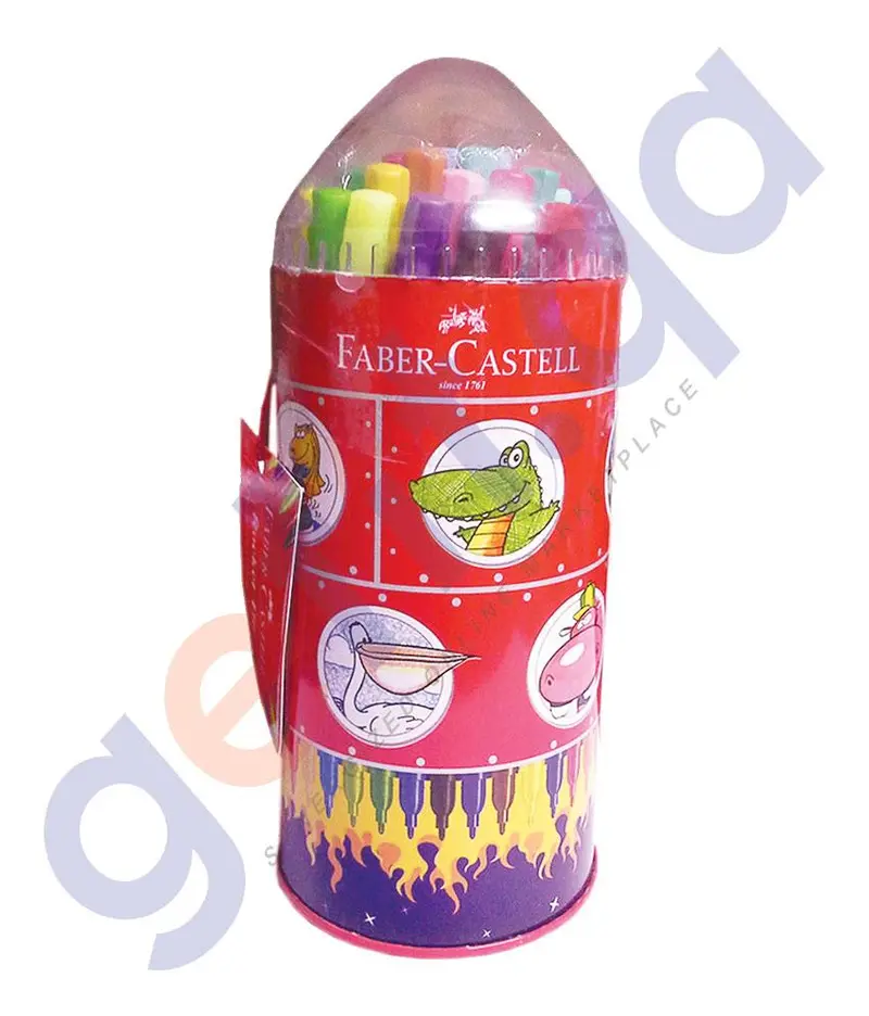 54F Fibre Tip Rocket Tin 33 Color Fcin155433/33J  By Faber Castell 1
