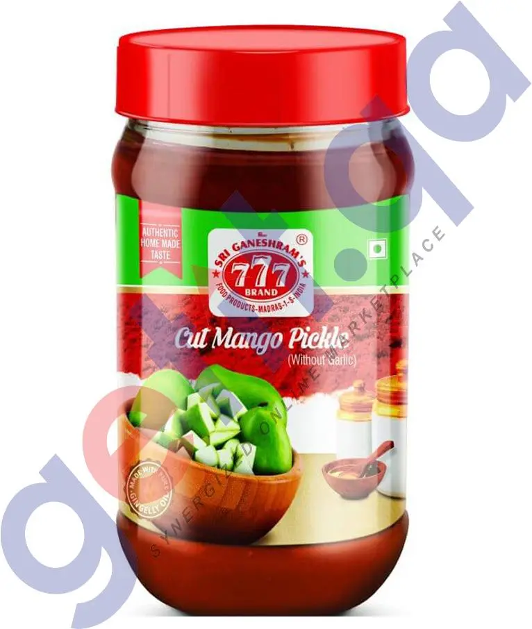 777 Cut Mango Pickle 300Gm 1