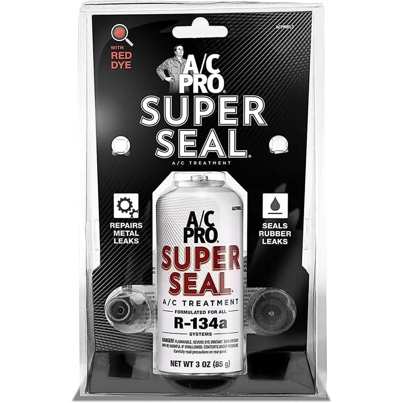 A/C Pro Super Seal Ac Stop Leak Kit With Dispensing Hose, 3 Oz 1