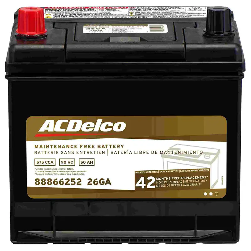 Acdelco 26Ga Wet Flooded Automotive Battery (Group 26) 1