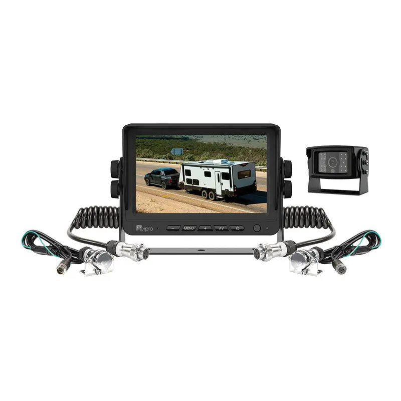 Aerpro Avk7c1 7" Heavy Duty Ahd Monitor 1080P Camera Caravan Kit 1