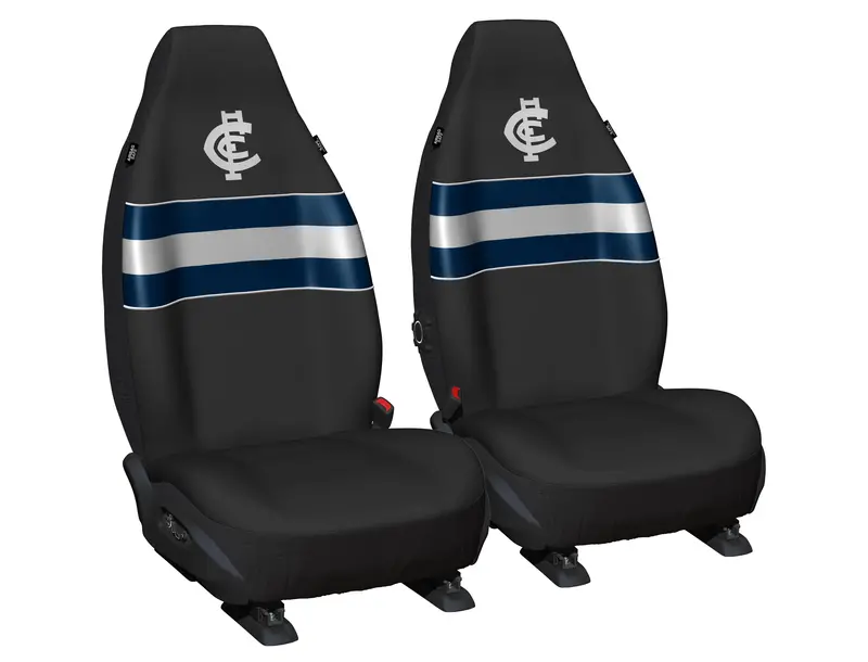 Afl Seat Cover Carlton Universal Size 60 Front Pair - Ppaflcar6/2 1