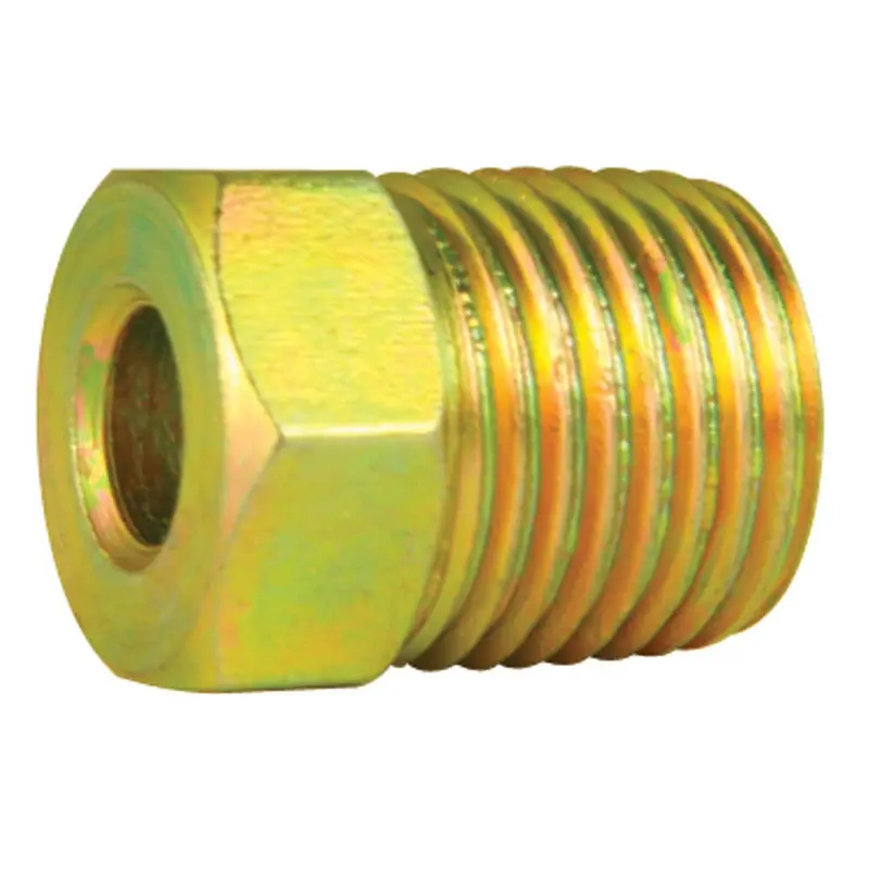 Ags Blf-11B 3/16 (7/16-24) Inverted Brass Tube Fitting 1