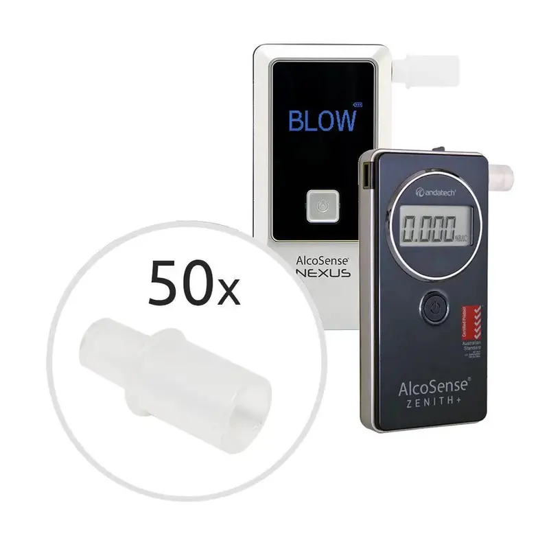 Alcosense Breathalyser Mouthpieces (Pack Of 50) - Mp-Al50 1