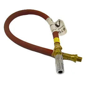 Alemite 6703-B Grease Gun Hose Assembly 18" For Hydraulic Fittings 1