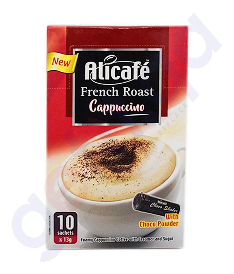 Alicafe French Roast Cappuccino 10 Sachetsx13g 1