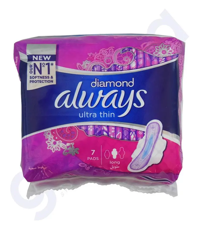 Always Diamond Ultra Thin Long - 7 Pads 1