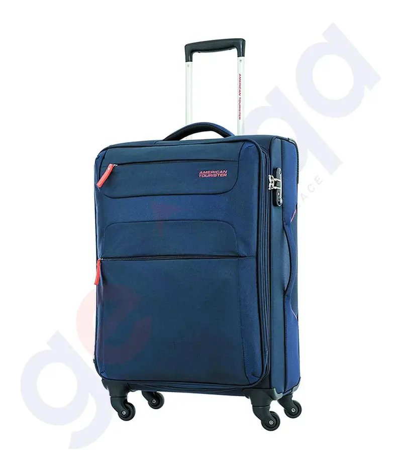 American Tourister Polyester 68Cm Navy Blue Soft Sided Suitcases & Trolley Bag 1
