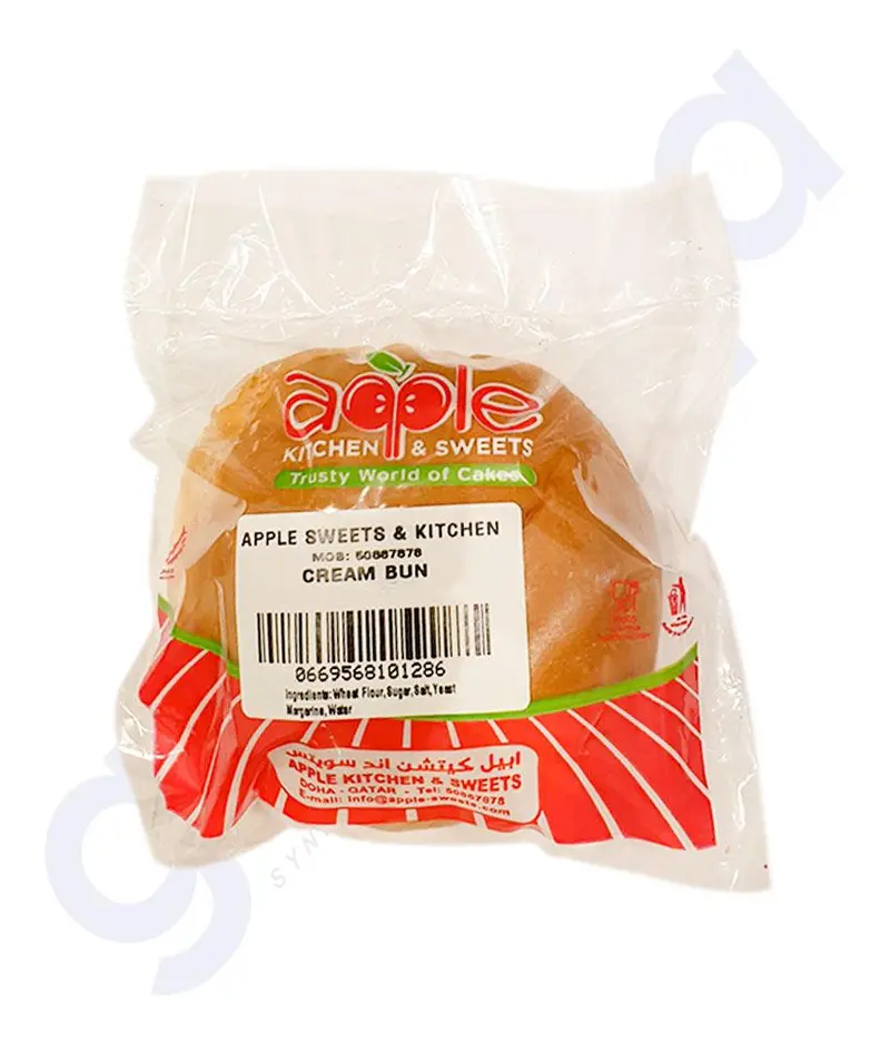 Apple Sweets Cream Buns 1 Pcs 1