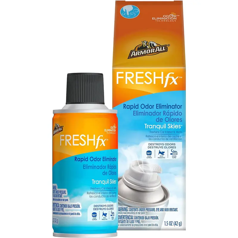 Armor All 18505 Fresh Fx Car Odor Eliminator & Air Freshener Spray, Tranquil Skies Scent, 1.5 Oz 1