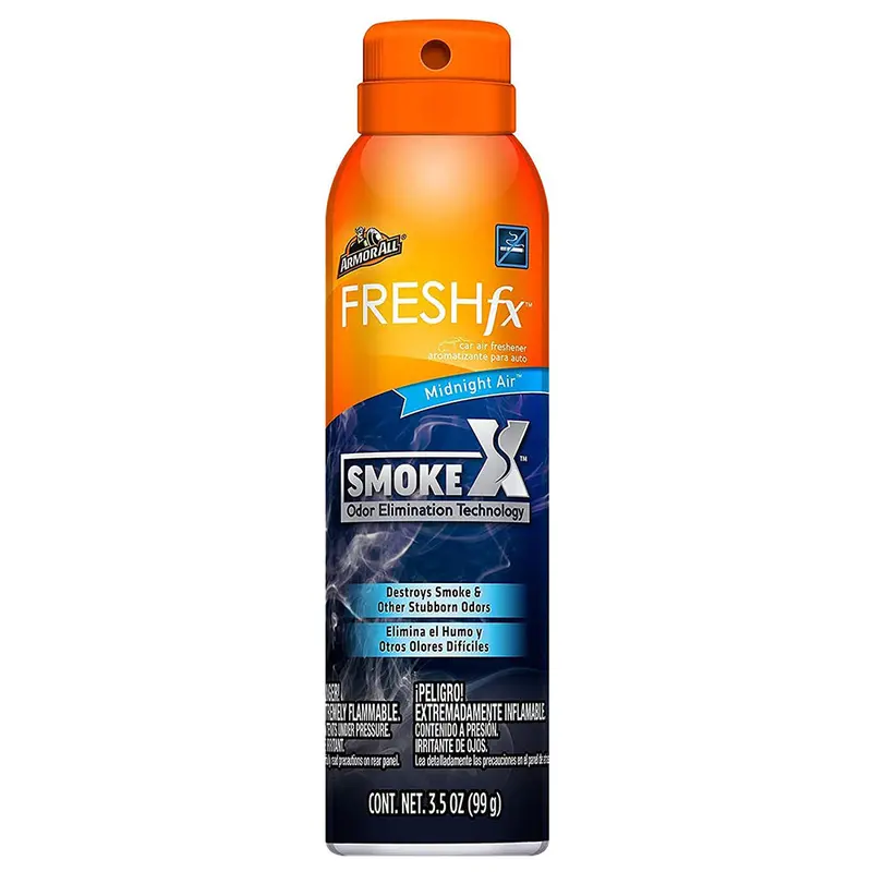 Armor All 18960 Fresh Fx Smoke X Odor Eliminator & Car Air Freshener Spray, Midnight Air Scent, 3.5 Oz 1