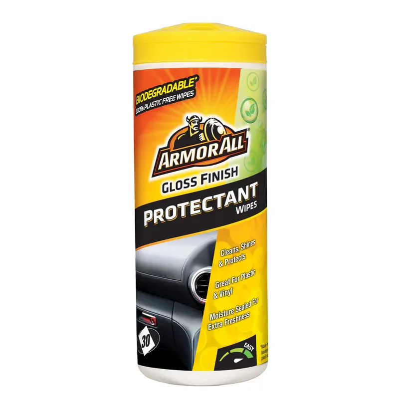 Armor All Gloss Finish Protectant Wipes Biodegradable 30 Pack - Auswptc-30-1Anz 1