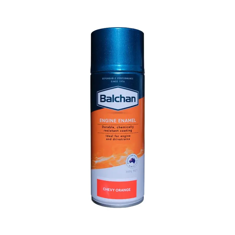 Balchan Engine Enamel Paint With Ceramic - Chevy Inspired Orange - Bal102005 1
