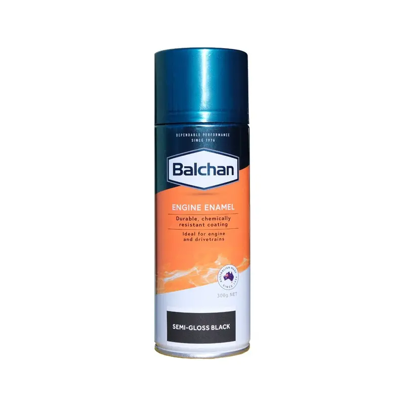 Balchan Engine Enamel Paint With Ceramic - Semi-Gloss Black - Bal102025 1