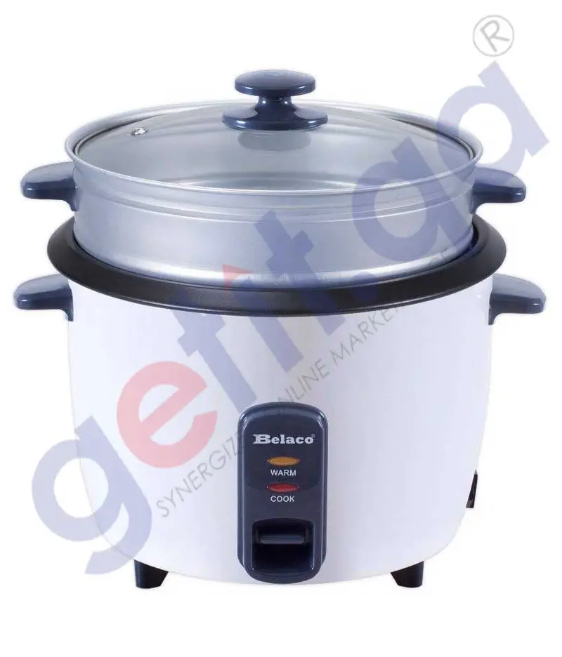 Belaco Rice Cooker With Steamer 1.8Ltr Brd-180A 1