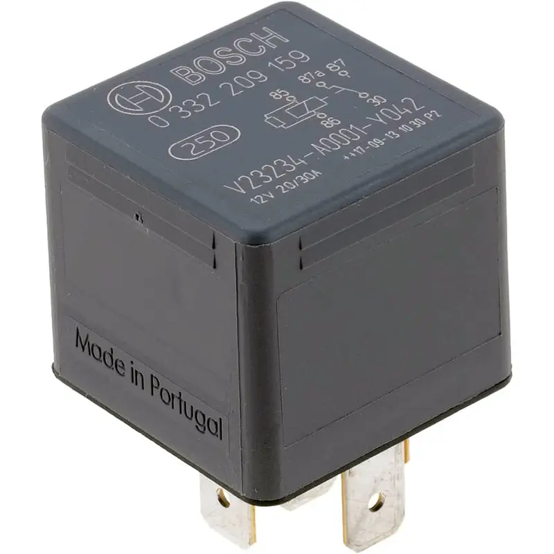 Bosch 0332209159 Changeover Mini Relay, Resistor, 5 Pins, 12 V, 30/20 A (Superseded To 0986332053) 1