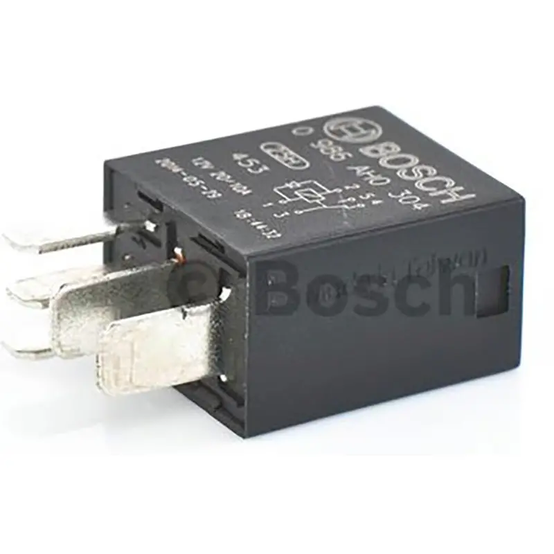 Bosch 0986Ah0305 Change Over Micro Relay, 5 Pins, 24V, 10/5A, Resistor 1