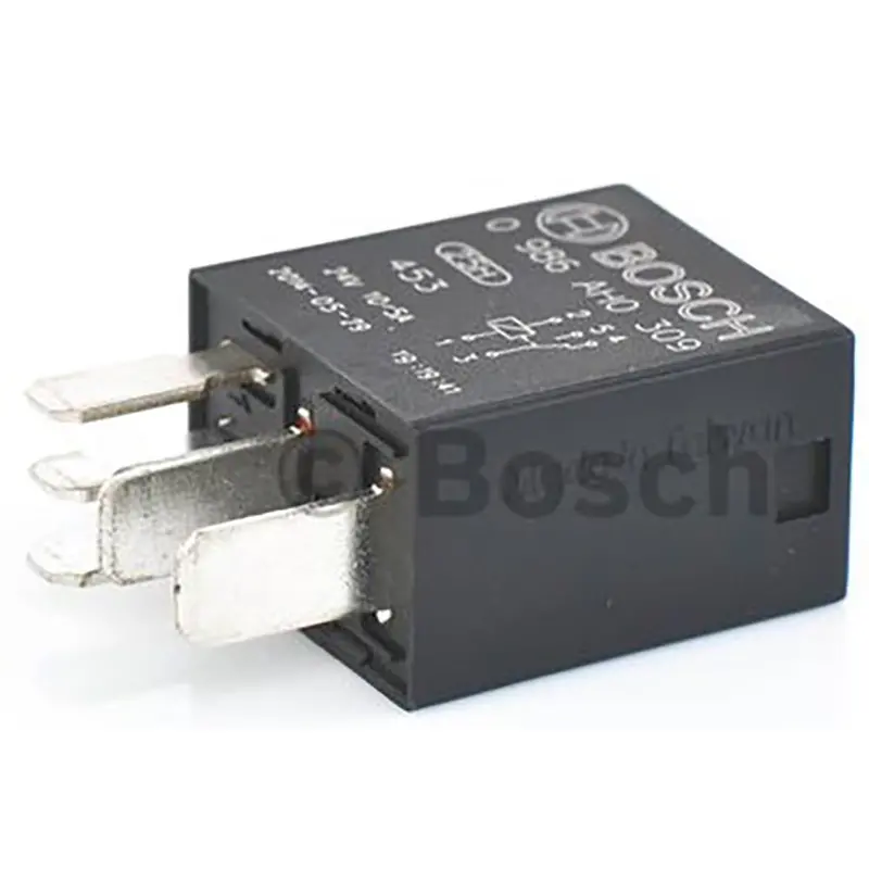 Bosch 0986Ah0309 Change Over Micro Relay, 5 Pins, 24V, 10/5A 1