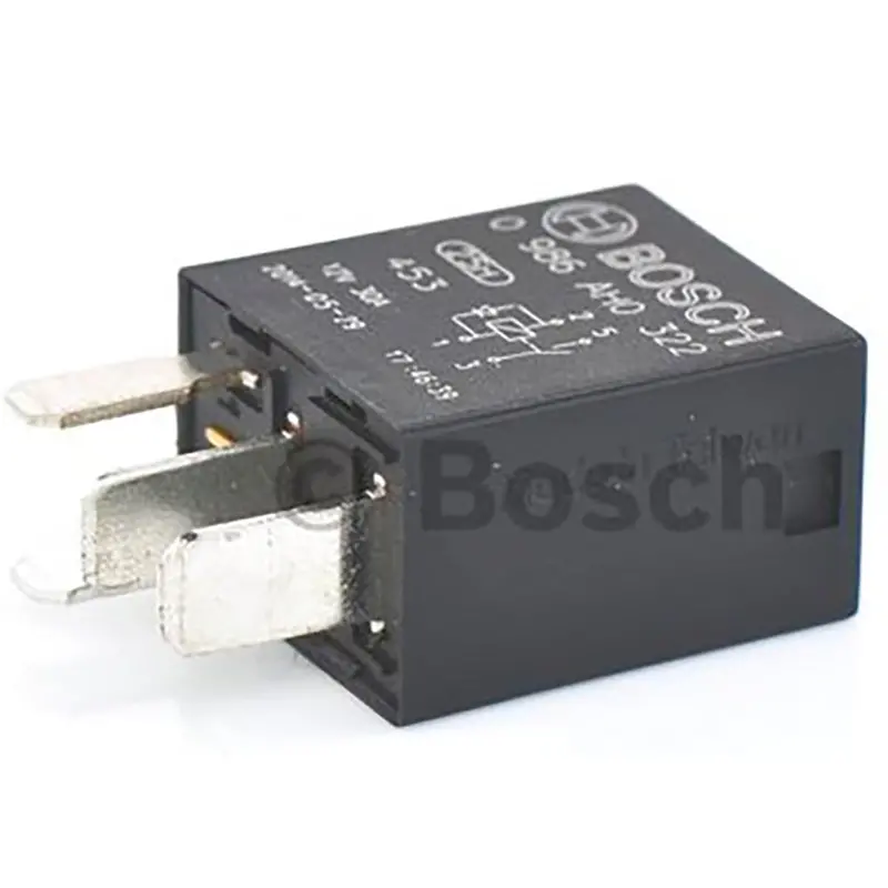 Bosch 0986Ah0322 Normal Open Micro Relay, 4 Pins, 12V, 30A, Diode 1