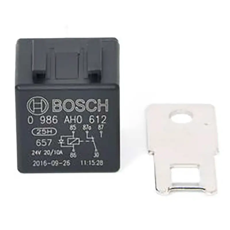 Bosch 0986Ah0612 Change Over Mini Relay, Diode, 24V, 20/10A, 5 Pins 1