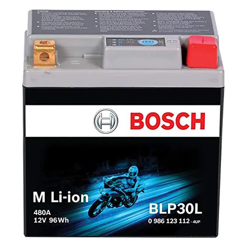 Bosch Blp30l Powersports Lithium Battery (Group 30L) For Motorcycle, Atv/Utv, 4-Wheeler, Snowmobile, Personal Watercraft, Scooter, And Jet Skis 1