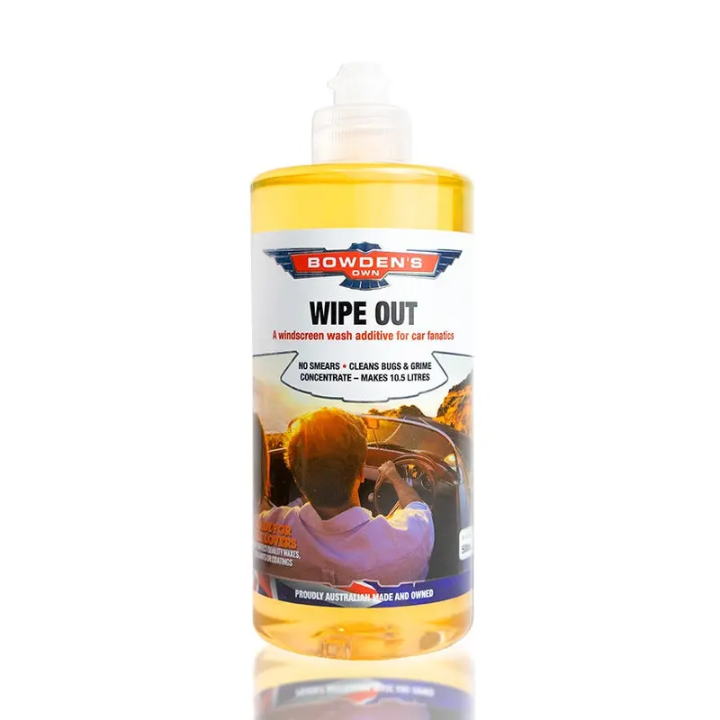 Bowden's Own Wipeout Windscreen Additive 500Ml - Bowout500 1