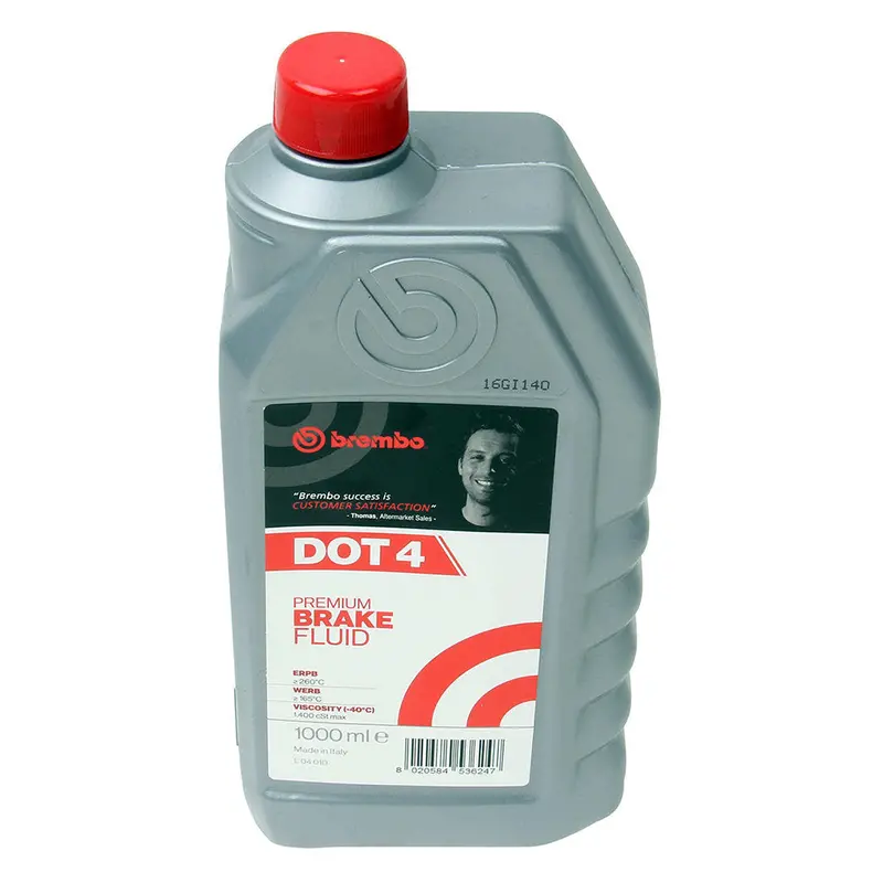 Brembo L04010 Dot 4 Brake Fluid, 1 Liter 1