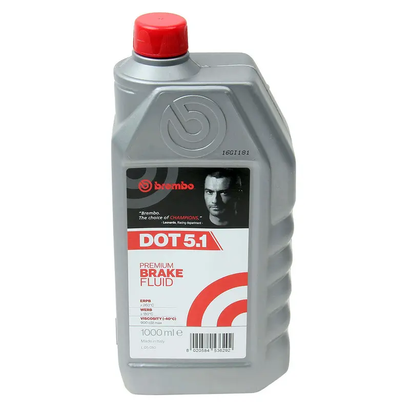 Brembo L05010 Dot 5.1 Brake Fluid, 1 Liter 1