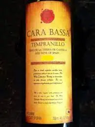 Cara Bassa Tempranillo 1