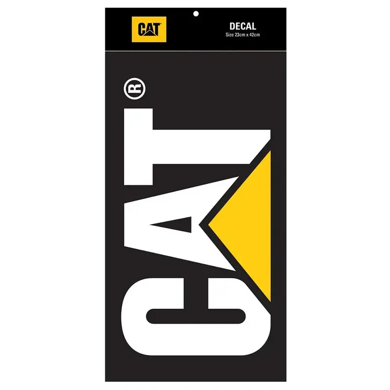 Cat Brand Cat Logo A3 Size Window Decal - Stcat-Loga3 1