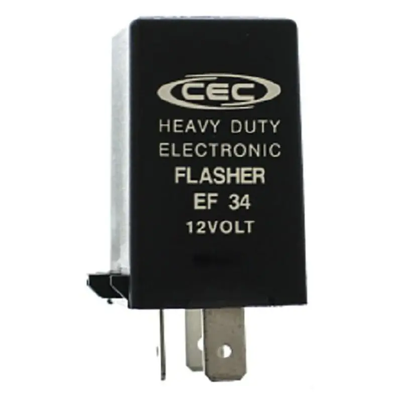 Cec Ef34 Electronic Turn Signal Flasher Relay 3 Prong 1