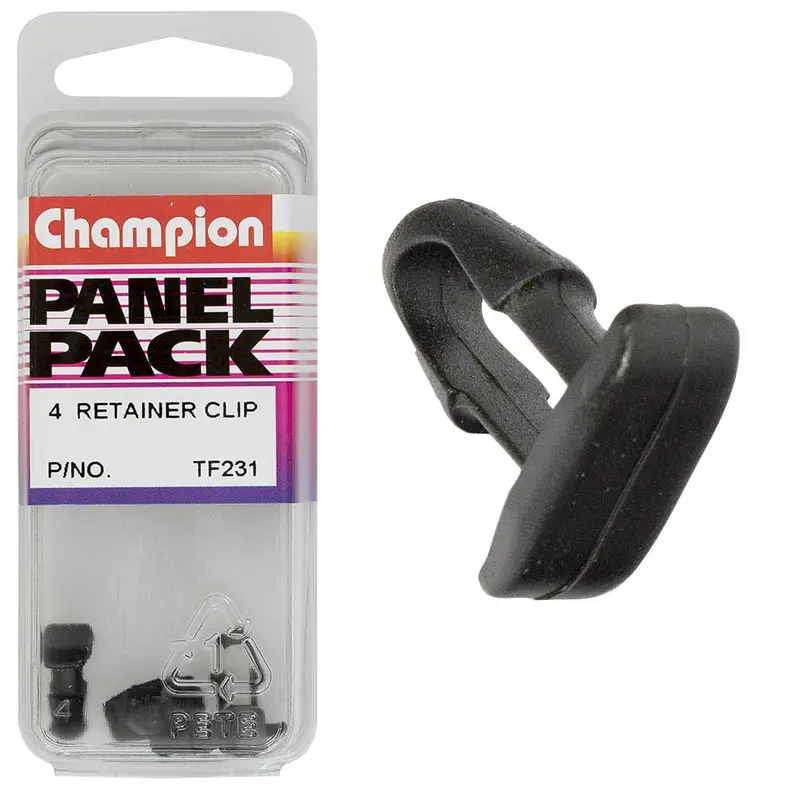 Champion Fasteners Retainer Clips (13X7mm Head, 14.5Mm Length, 7.4Mm Stem) - Pack Of 4 - Tf231 1