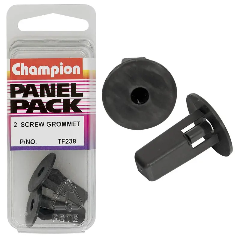 Champion Fasteners Screw Grommets (20Mm Head, 22Mm Length, To Suit 8Mm Hole And M5 Screws) - Pack Of 2 - Tf238 1