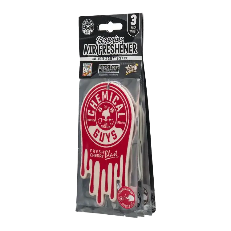Chemical Guys 3 Pack Hanging Air Fresheners - Air404 1