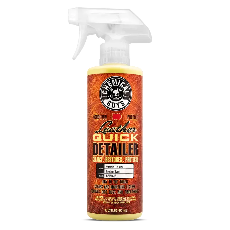 Chemical Guys Leather Quick Detailer Matte Finish Leather Care Spray - Spi21616 1