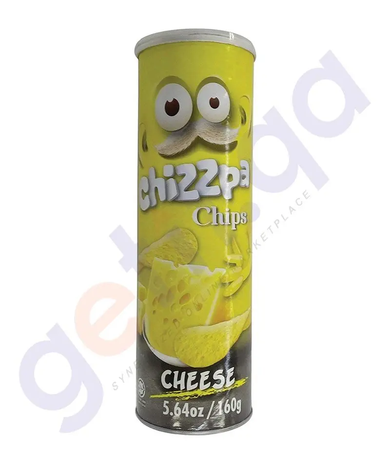 Chizzpa Chips Potato Crisps Cheese 160Gm 1