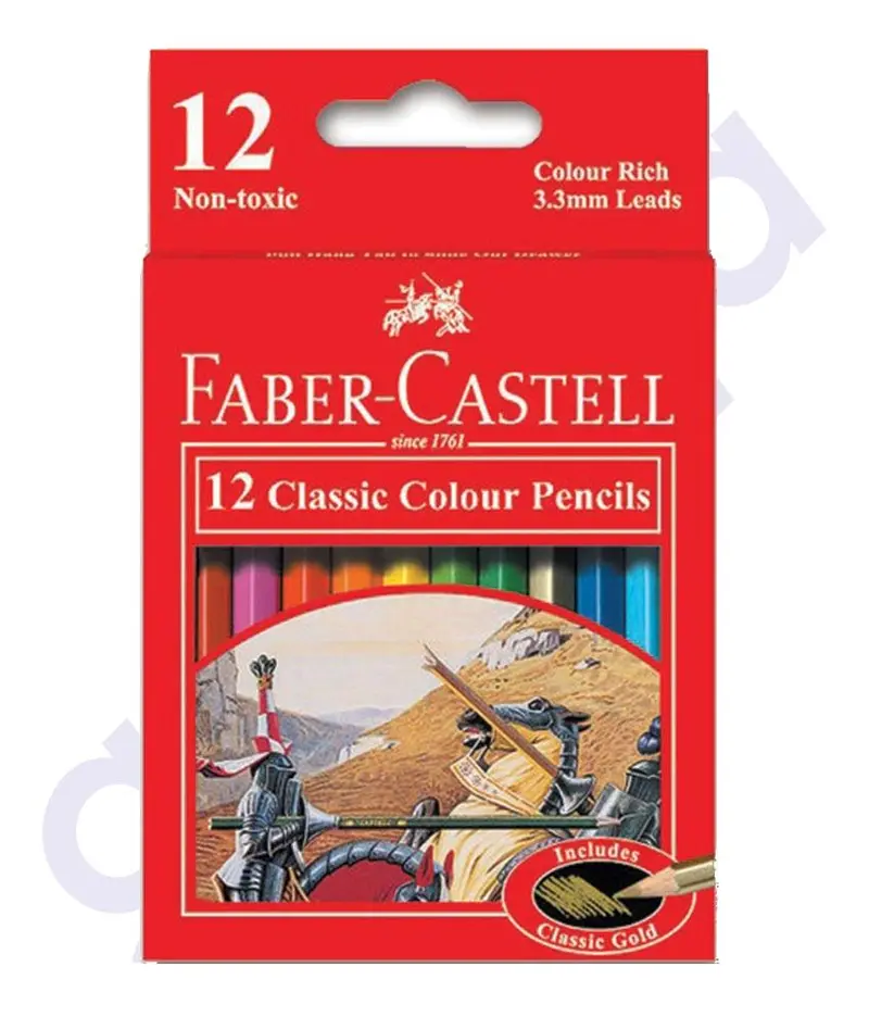 Classic Color Pencil12short H/Tab By Faber Castell 1