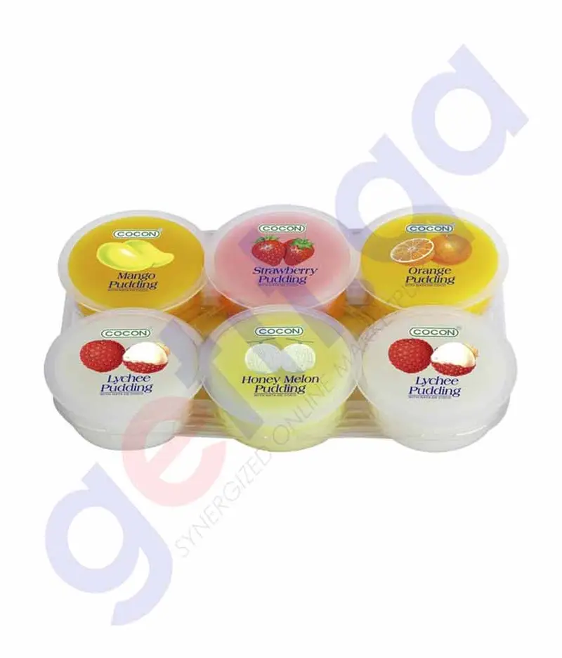Cocon Pudding Assorted 80 Gm X 6 Cups 1