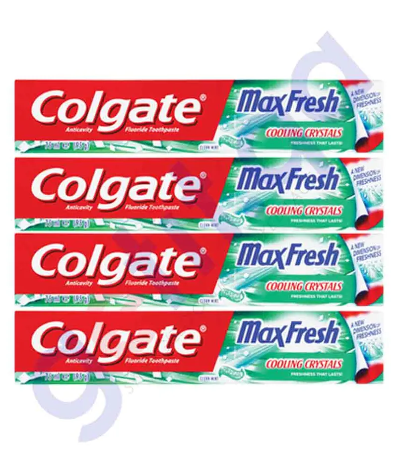 Colgate Max Fresh Clean Mint 4X75ml Special Offer 1