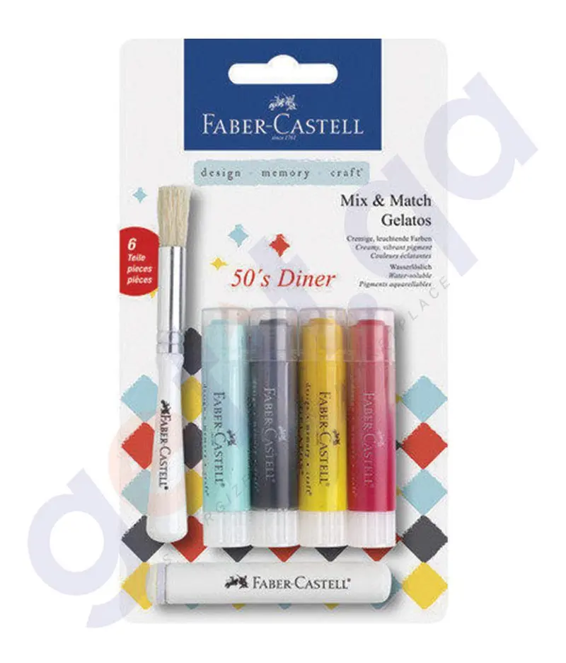 Crayo Gelatos Diner 4Pc Blister By Faber Castell 1