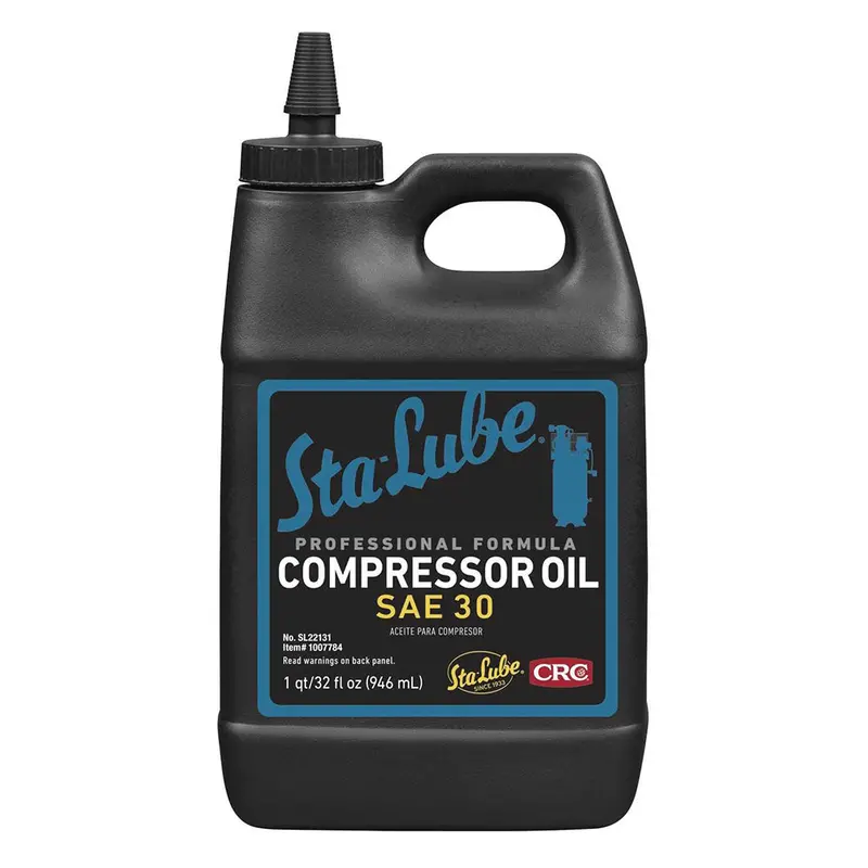 Crc Sta-Lube Sl22131 Compressor Oil Sae30, 1 Quart 1