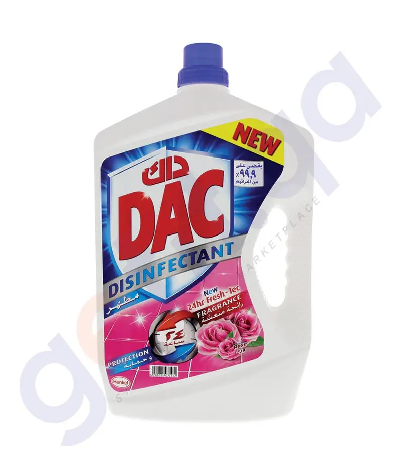 Dac 3-Litre Disinfectant Rose 1