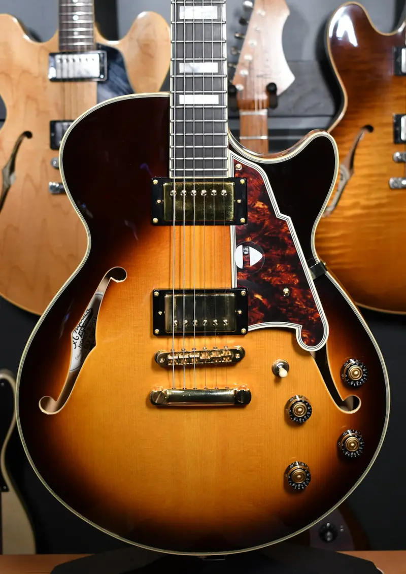 D’Angelico Deluxe Kurt Rosenwinkel Signature Ss 2018 Honey Burst 1
