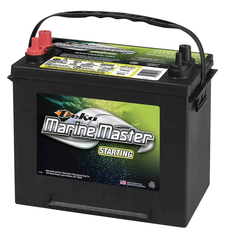 Deka 24M7 Marine/Rv Flooded Battery (Group 24) Core Fee Included! 1