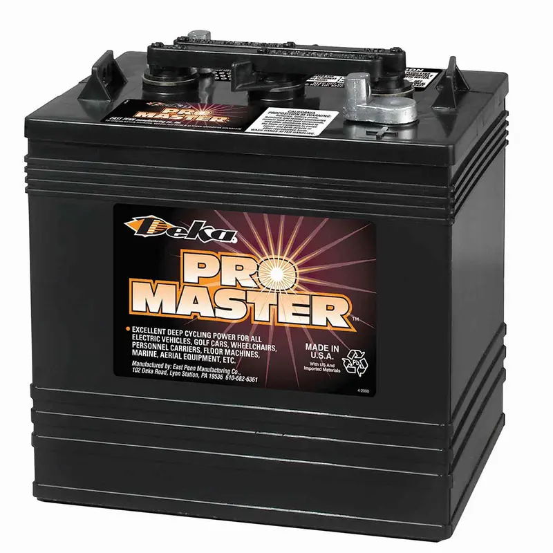 Deka Gc25 6 Volt Golf Car Power Battery (Group Gc2) Core Fee Included! 1