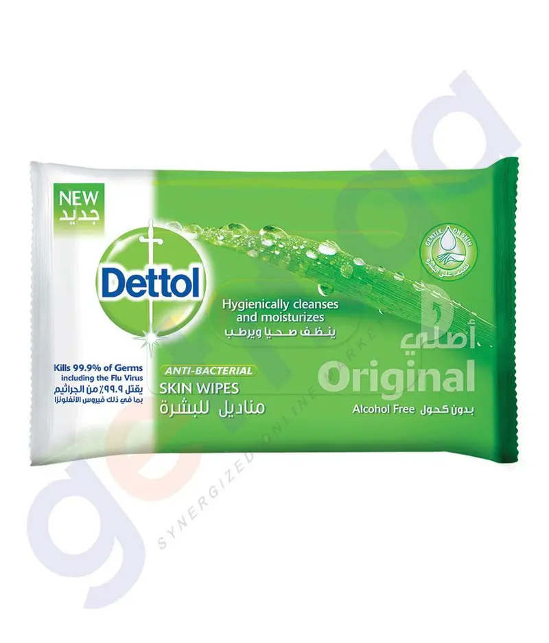 Dettol Skin Wipes Original 10Pcs 1